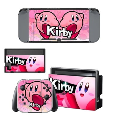 Kirby decal skin for Nintendo Switch Console and Controllers Kirby decal skin for Nintendo Switch Console and Controllers