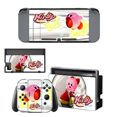 Kirby decal skin for Nintendo Switch Console and Controllers Kirby decal skin for Nintendo Switch Console and Controllers