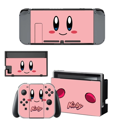 Kirby decal skin for Nintendo Switch Console and Controllers Kirby decal skin for Nintendo Switch Console and Controllers