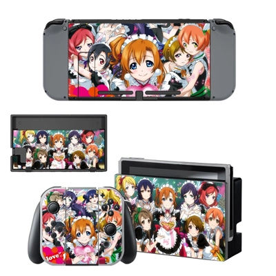 LoveLive decal skin for Nintendo Switch Console and Contro.. LoveLive decal skin for Nintendo Switch Console and Contro..