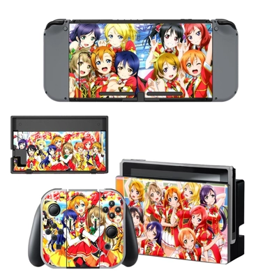 LoveLive decal skin for Nintendo Switch Console and Contro.. LoveLive decal skin for Nintendo Switch Console and Contro..