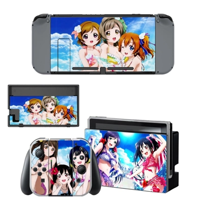 LoveLive decal skin for Nintendo Switch Console and Contro.. LoveLive decal skin for Nintendo Switch Console and Contro..