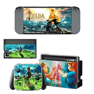 The Legend of Zelda decal skin for Nintendo Switch Console and Controllers