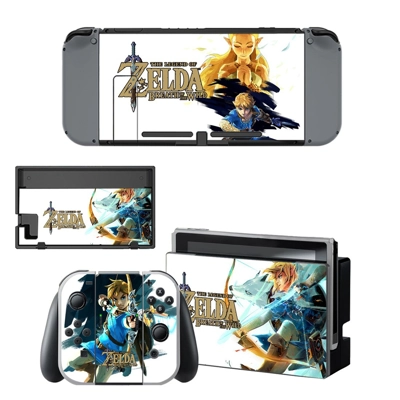 The Legend of Zelda decal skin for Nintendo Switch Console.. The Legend of Zelda decal skin for Nintendo Switch Console..