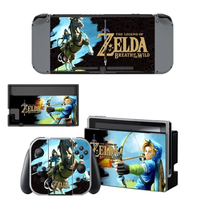The Legend of Zelda decal skin for Nintendo Switch Console.. The Legend of Zelda decal skin for Nintendo Switch Console..