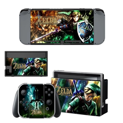 The Legend of Zelda decal skin for Nintendo Switch Console.. The Legend of Zelda decal skin for Nintendo Switch Console..