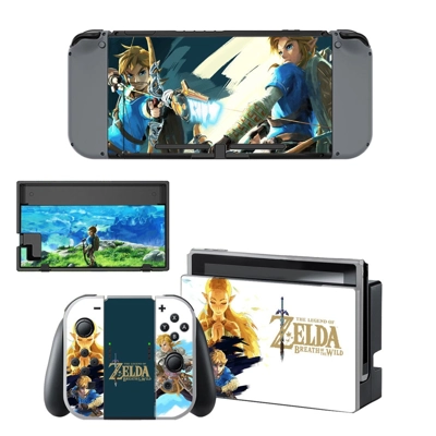 The Legend of Zelda decal skin for Nintendo Switch Console.. The Legend of Zelda decal skin for Nintendo Switch Console..