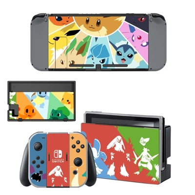 White pokemon decal skin for Nintendo Switch Console and C.. White pokemon decal skin for Nintendo Switch Console and C..