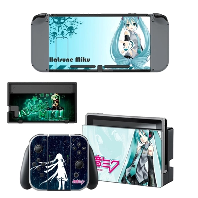 Hatsune Miku decal skin for Nintendo Switch Console and Co.. Hatsune Miku decal skin for Nintendo Switch Console and Co..