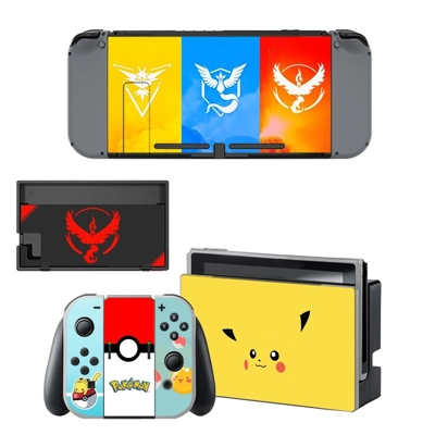 Pokemon Go decal skin for Nintendo Switch Console and Cont.. Pokemon Go decal skin for Nintendo Switch Console and Cont..