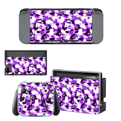 Blue Camouflage decal skin for Nintendo Switch Console and.. Blue Camouflage decal skin for Nintendo Switch Console and..