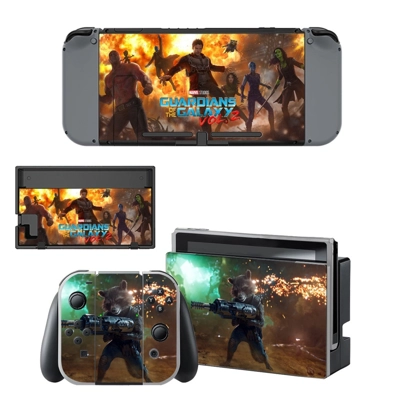 Guardians of the galaxy decal skin for Nintendo Switch Console and Controllers