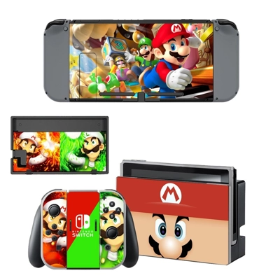 Super Mario Bros decal skin for Nintendo Switch Console an.. Super Mario Bros decal skin for Nintendo Switch Console an..