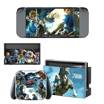 The Legend of Zelda decal skin for Nintendo Switch Console.. The Legend of Zelda decal skin for Nintendo Switch Console..
