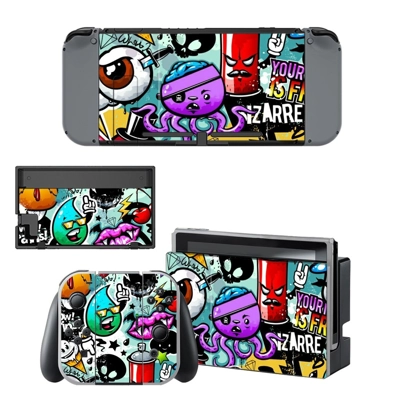 Animated octopus decal skin for Nintendo Switch Console an.. Animated octopus decal skin for Nintendo Switch Console an..