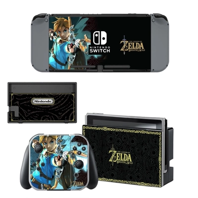 The Legend of Zelda decal skin for Nintendo Switch Console.. The Legend of Zelda decal skin for Nintendo Switch Console..