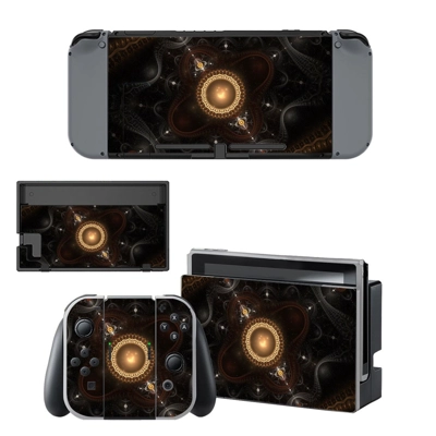 Fractal art decal skin for Nintendo Switch Console and Con.. Fractal art decal skin for Nintendo Switch Console and Con..