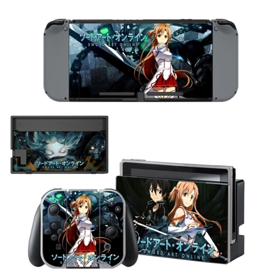 Sword art online decal skin for Nintendo Switch Console an.. Sword art online decal skin for Nintendo Switch Console an..