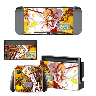 Sword art online decal skin for Nintendo Switch Console an.. Sword art online decal skin for Nintendo Switch Console an..