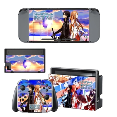Sword art online decal skin for Nintendo Switch Console an.. Sword art online decal skin for Nintendo Switch Console an..