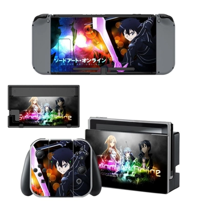 Sword art online decal skin for Nintendo Switch Console an.. Sword art online decal skin for Nintendo Switch Console an..