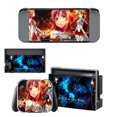 Sword art online decal skin for Nintendo Switch Console an.. Sword art online decal skin for Nintendo Switch Console an..