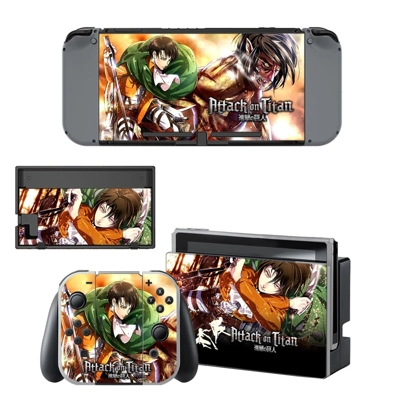 Attack on titan decal skin for Nintendo Switch Console and Controllers