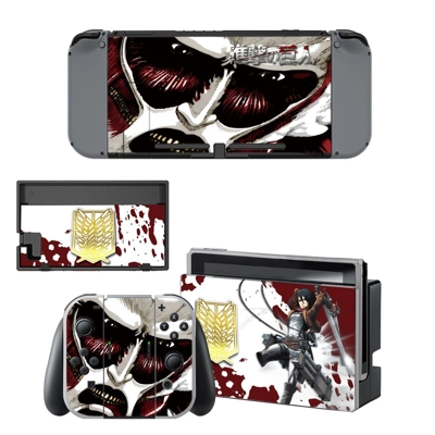 Attack on titan decal skin for Nintendo Switch Console and.. Attack on titan decal skin for Nintendo Switch Console and..