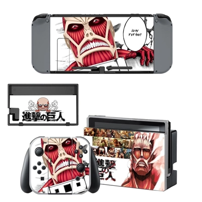 Attack on titan decal skin for Nintendo Switch Console and.. Attack on titan decal skin for Nintendo Switch Console and..