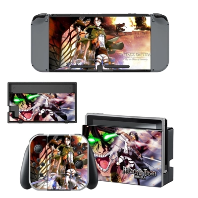 Attack on titan decal skin for Nintendo Switch Console and.. Attack on titan decal skin for Nintendo Switch Console and..