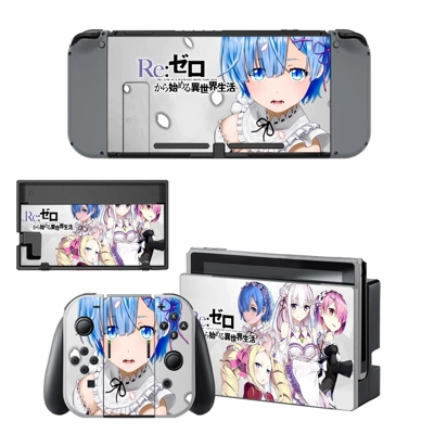 Re zero decal skin for Nintendo Switch Console and Control.. Re zero decal skin for Nintendo Switch Console and Control..