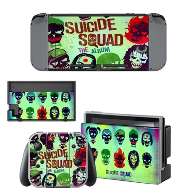 Suicide squad decal skin for Nintendo Switch Console and C.. Suicide squad decal skin for Nintendo Switch Console and C..