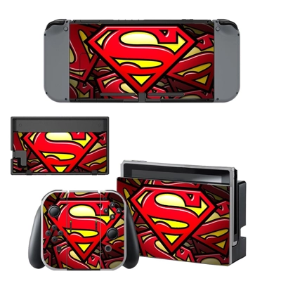 Superman decal skin for Nintendo Switch Console and Contro.. Superman decal skin for Nintendo Switch Console and Contro..