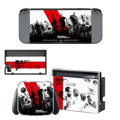 Fast & Furious decal skin for Nintendo Switch Console and .. Fast & Furious decal skin for Nintendo Switch Console and ..