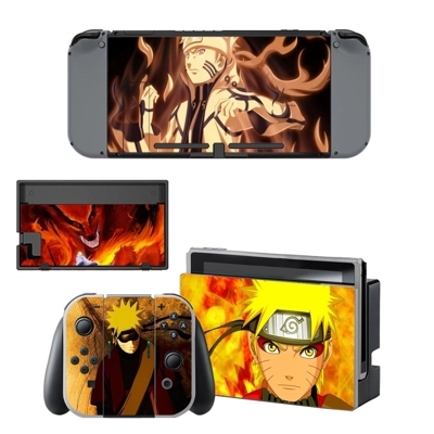 Naruto decal skin for Nintendo Switch Console and Controll.. Naruto decal skin for Nintendo Switch Console and Controll..