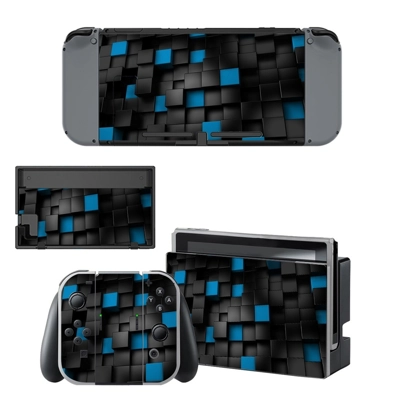 Square block decal skin for Nintendo Switch Console and Co.. Square block decal skin for Nintendo Switch Console and Co..