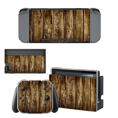 Wooden board decal skin for Nintendo Switch Console and Co.. Wooden board decal skin for Nintendo Switch Console and Co..