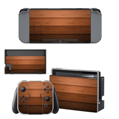 Wooden board decal skin for Nintendo Switch Console and Co.. Wooden board decal skin for Nintendo Switch Console and Co..