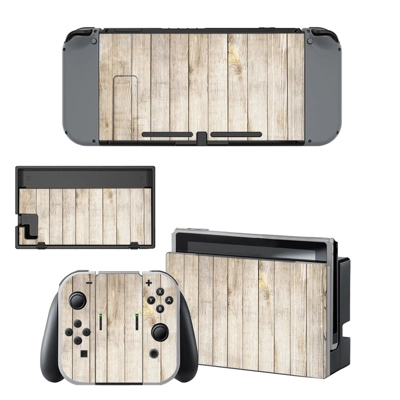 Wooden board decal skin for Nintendo Switch Console and Co.. Wooden board decal skin for Nintendo Switch Console and Co..