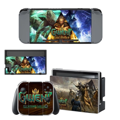 GWENT challenger decal skin for Nintendo Switch Console and Controllers