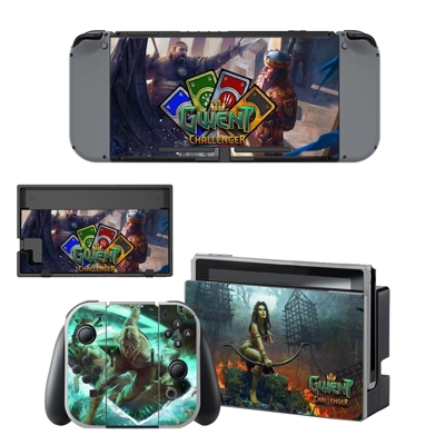 GWENT challengers decal skin for Nintendo Switch Console and Controllers