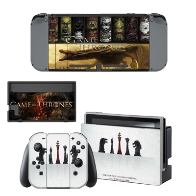 Game of thrones decal skin for Nintendo Switch Console and Controllers