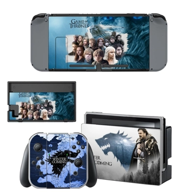 Game of thrones decal skin for Nintendo Switch Console and Controllers
