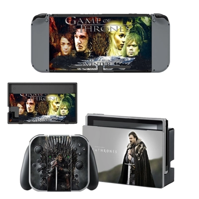 Game of thrones decal skin for Nintendo Switch Console and Controllers