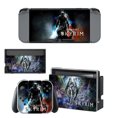 The Elder Scrolls V Skyrim decal skin for Nintendo Switch Console and Controllers