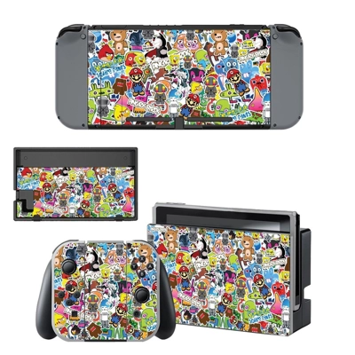 Bomb sticker decal skin for Nintendo Switch Console and Co..