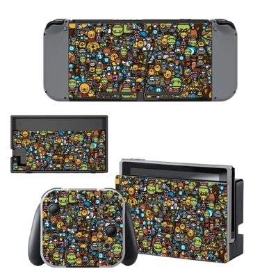 Bomb sticker decal skin for Nintendo Switch Console and Co..