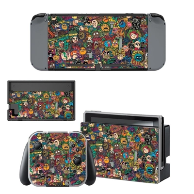 Bomb sticker decal skin for Nintendo Switch Console and Controllers