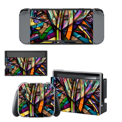 Animated Texture decal skin for Nintendo Switch Console and Controllers