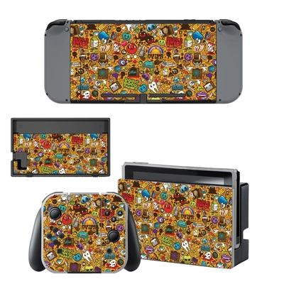 Bomb sticker decal skin for Nintendo Switch Console and Co..
